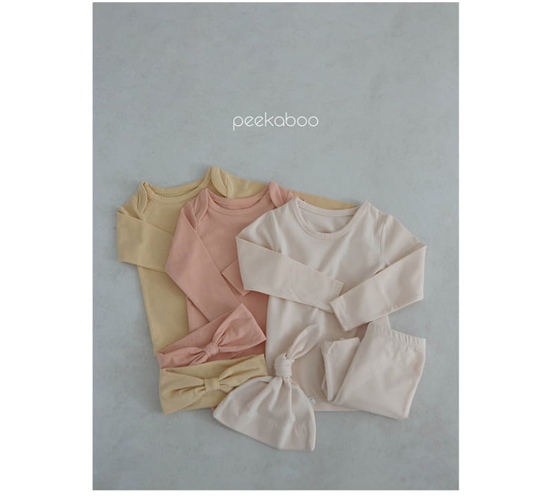 Peekaboo - Korean Baby Fashion - #babyfashion - New Modal Bodysuit Set - 5