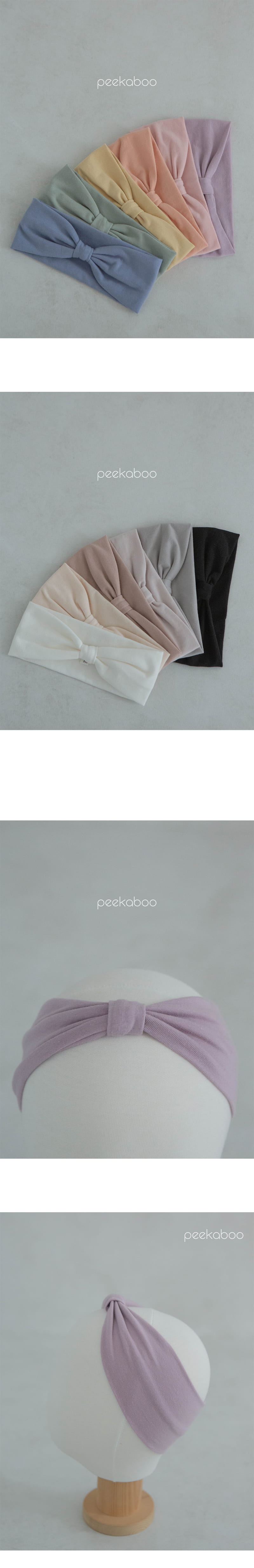 Peekaboo - Korean Baby Fashion - #babyfashion - New Modal Hairband - 4