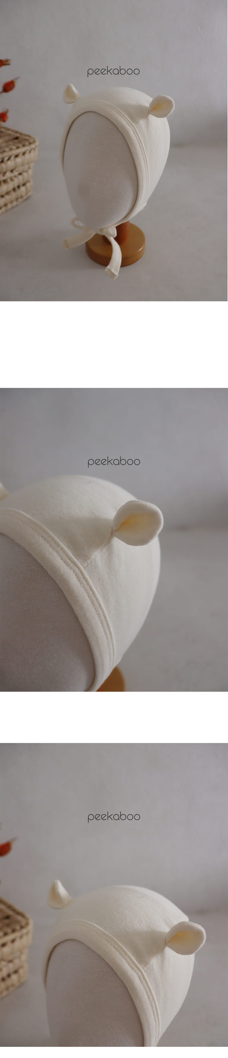 Peekaboo - Korean Baby Fashion - #onlinebabyboutique - Chou Chou Hat - 3