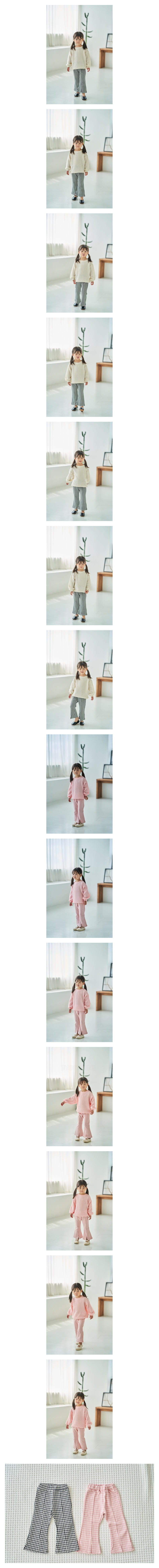 Pepper Mint - Korean Children Fashion - #toddlerclothing - Check Pants