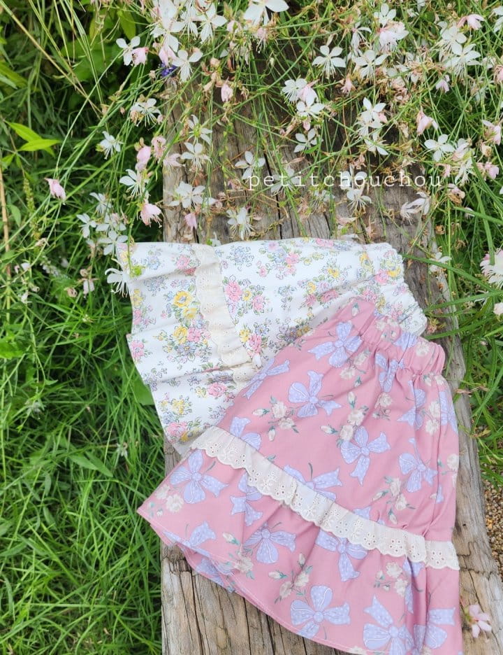 Petit Chou Chou - Korean Children Fashion - #Kfashion4kids - Floral Whole Skirt - 6