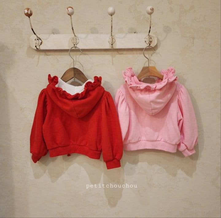 Petit Chou Chou - Korean Children Fashion - #childofig - New Banana Frill Zip-up - 7