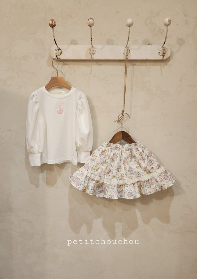 Petit Chou Chou - Korean Children Fashion - #designkidswear - Modal Ballet Tee - 2