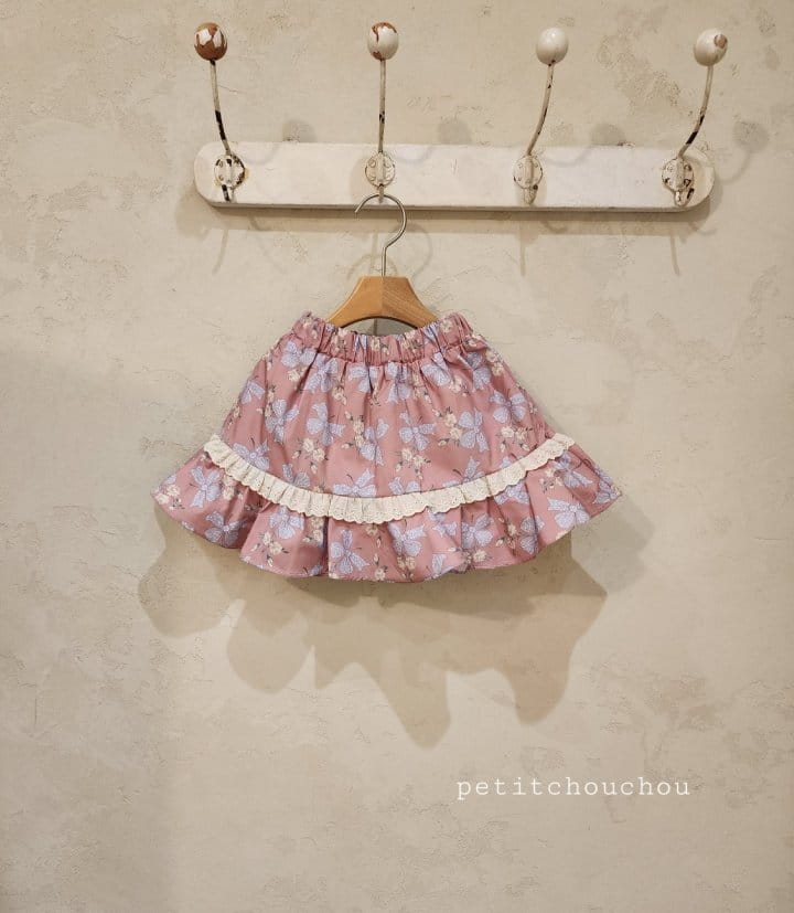 Petit Chou Chou - Korean Children Fashion - #discoveringself - Floral Whole Skirt