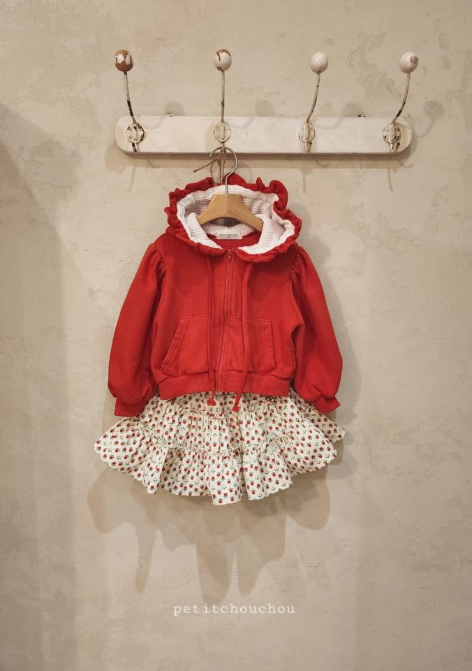 Petit Chou Chou - Korean Children Fashion - #fashionkids - New Banana Frill Zip-up - 12