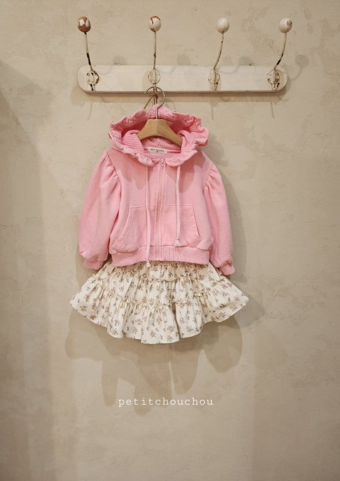 Petit Chou Chou - Korean Children Fashion - #kidzfashiontrend - New Banana Frill Zip-up