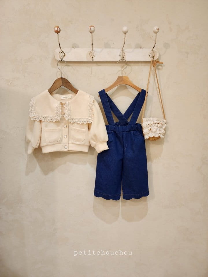 Petit Chou Chou - Korean Children Fashion - #littlefashionista - Cooing Dungarees Pants - 6