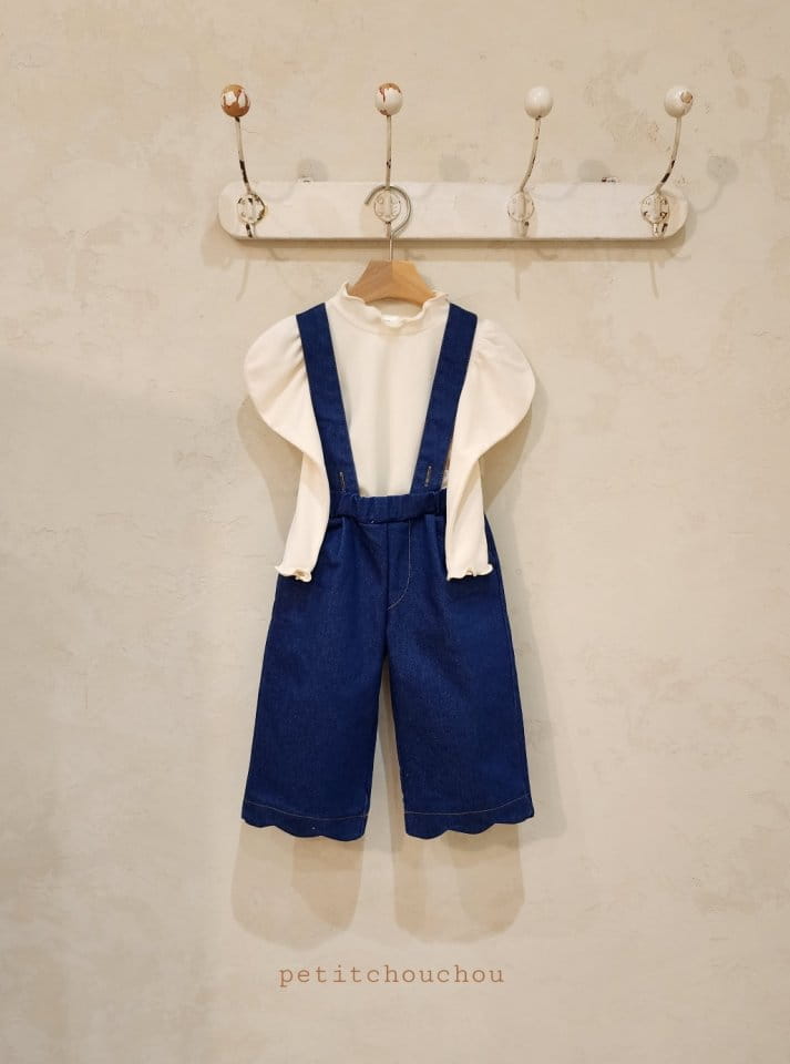 Petit Chou Chou - Korean Children Fashion - #minifashionista - Cooing Dungarees Pants - 8