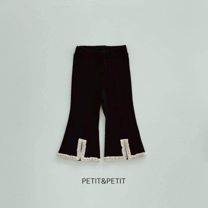 Petit & Petit - Korean Children Fashion - #Kfashion4kids - Slit Lace Pants - 8