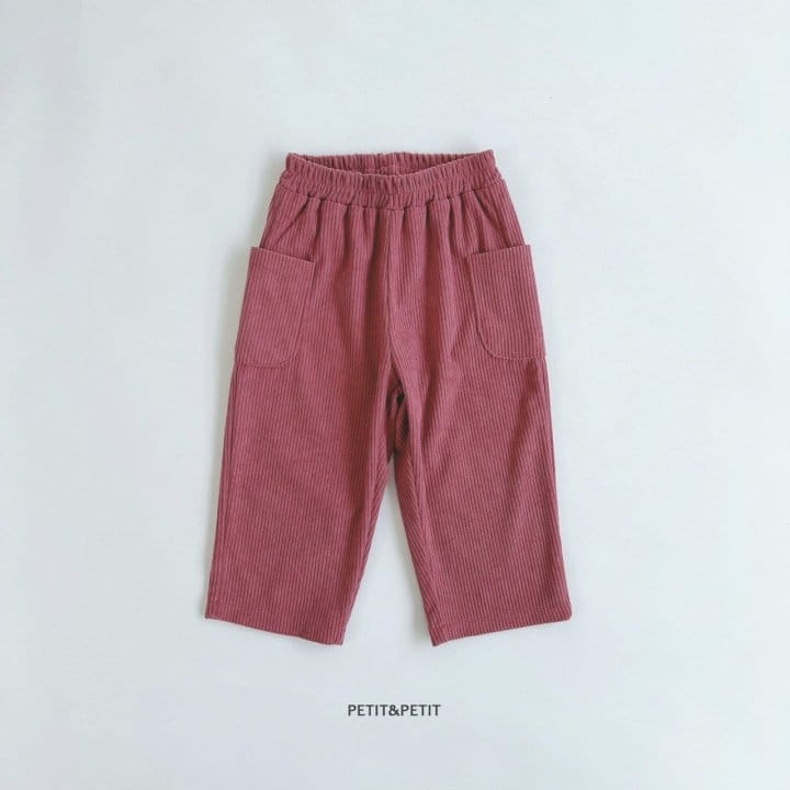 Petit & Petit - Korean Children Fashion - #Kfashion4kids - Pocket Rib Pants - 7