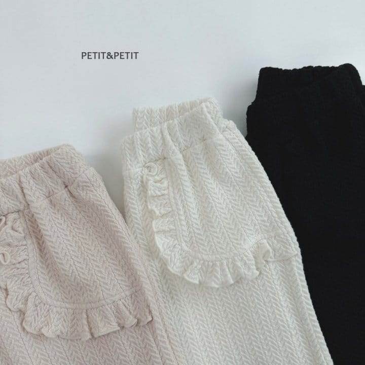 Petit & Petit - Korean Children Fashion - #Kfashion4kids - Pocket Frill Pants - 6