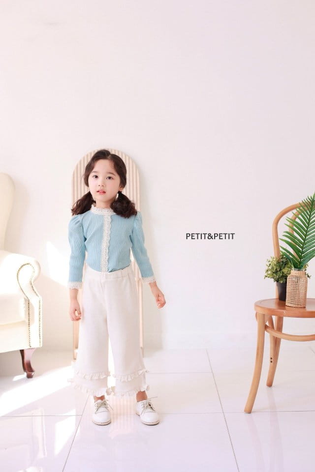 Petit & Petit - Korean Children Fashion - #childofig - Bennis Lace Tee - 7