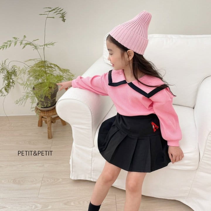 Petit & Petit - Korean Children Fashion - #childofig - Waffle Sailor Tee - 12