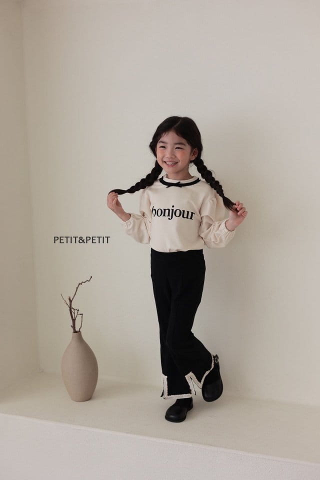 Petit & Petit - Korean Children Fashion - #childrensboutique - Slit Lace Pants