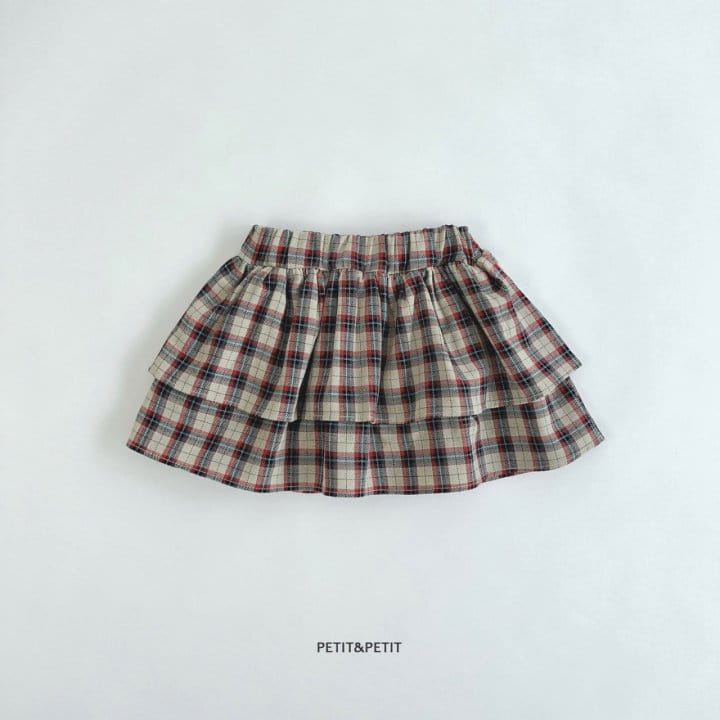 Petit & Petit - Korean Children Fashion - #childrensboutique - Check Cancan Skirt - 9