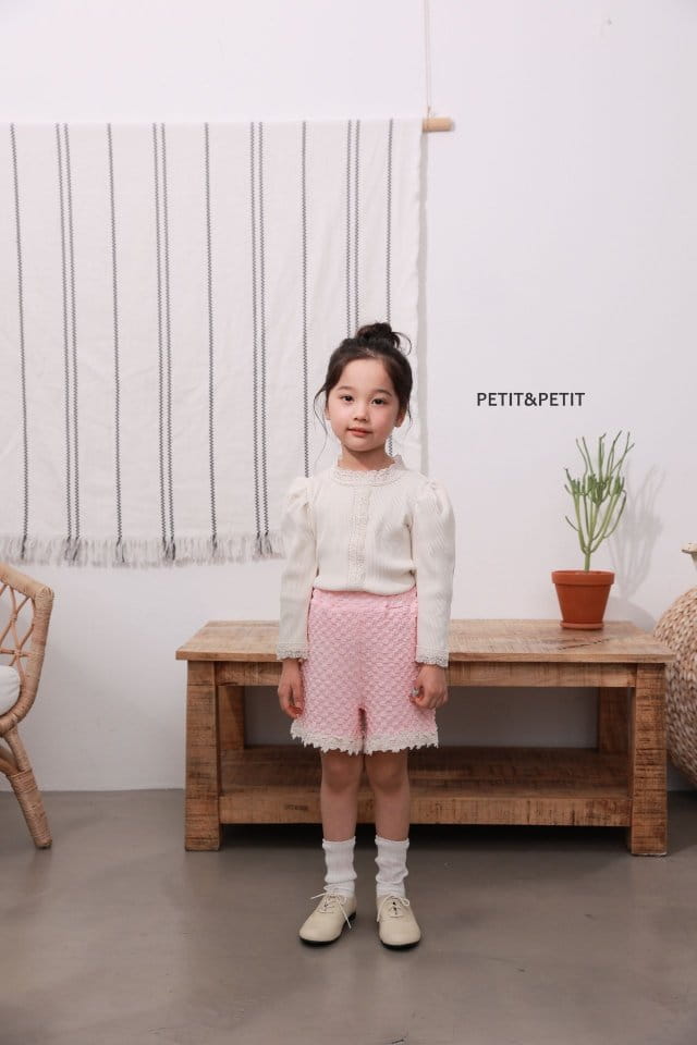 Petit & Petit - Korean Children Fashion - #designkidswear - Bennis Lace Tee - 9