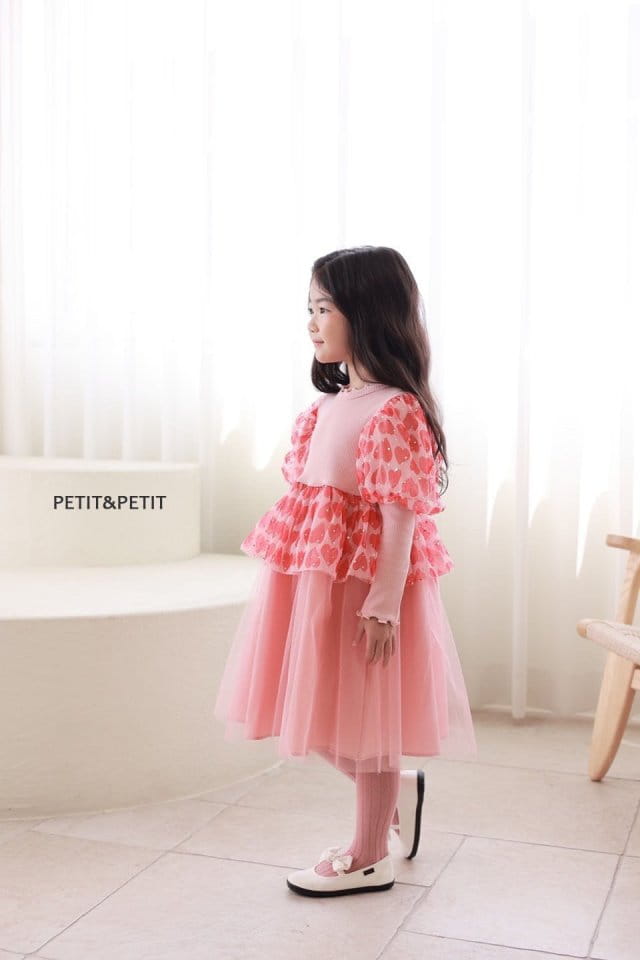 Petit & Petit - Korean Children Fashion - #discoveringself - Heart Sha One-piece - 10