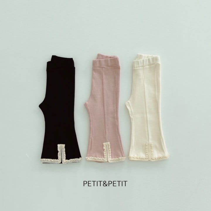 Petit & Petit - Korean Children Fashion - #discoveringself - Slit Lace Pants - 4