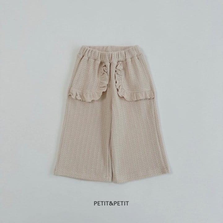 Petit & Petit - Korean Children Fashion - #fashionkids - Pocket Frill Pants - 2