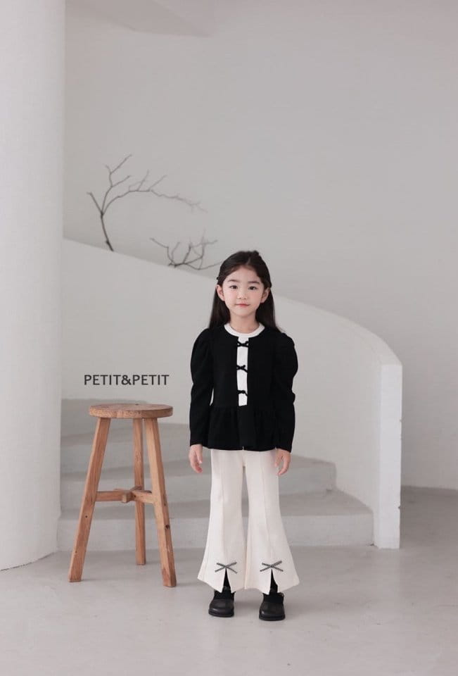 Petit & Petit - Korean Children Fashion - #kidsshorts - Check Ribbon Pants - 7