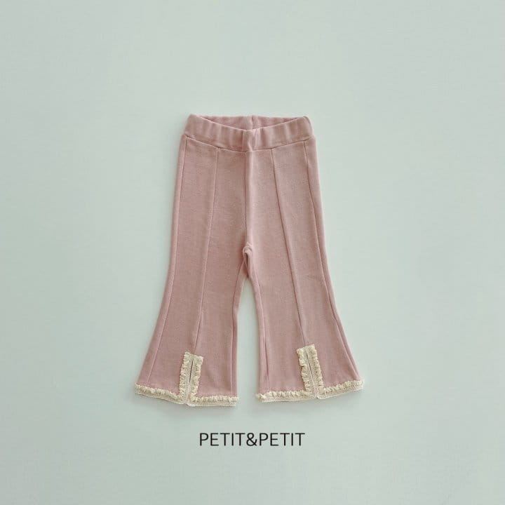 Petit & Petit - Korean Children Fashion - #kidsstore - Slit Lace Pants - 6