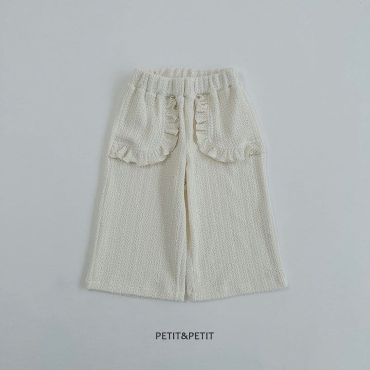 Petit & Petit - Korean Children Fashion - #kidsshorts - Pocket Frill Pants - 4