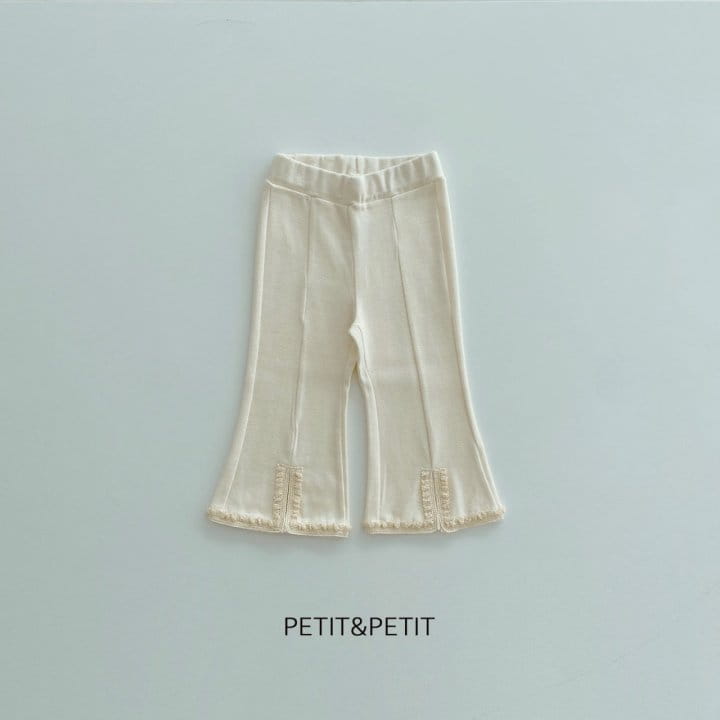 Petit & Petit - Korean Children Fashion - #kidzfashiontrend - Slit Lace Pants - 7