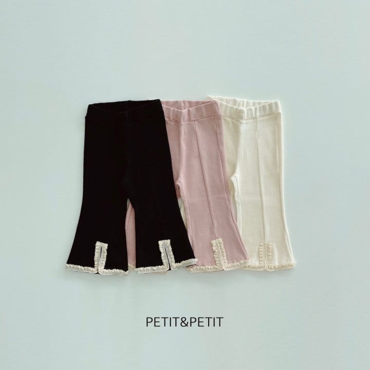 Petit & Petit - Korean Children Fashion - #littlefashionista - Slit Lace Pants - 9