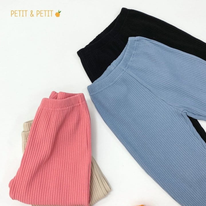 Petit & Petit - Korean Children Fashion - #magicofchildhood - Rib Pants - 3