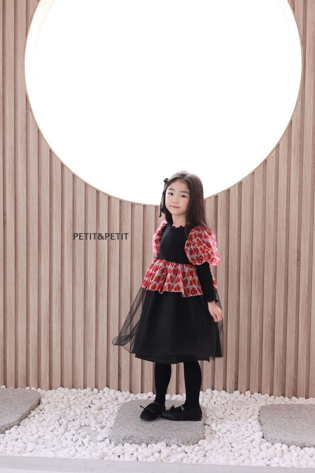 Petit & Petit - Korean Children Fashion - #minifashionista - Heart Sha One-piece - 2