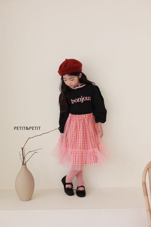 Petit & Petit - Korean Children Fashion - #prettylittlegirls - Bonjour Tee