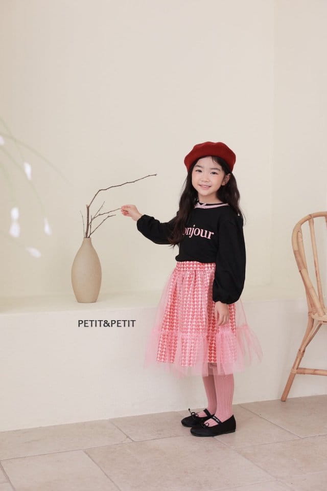 Petit & Petit - Korean Children Fashion - #toddlerclothing - Bonjour Tee - 3