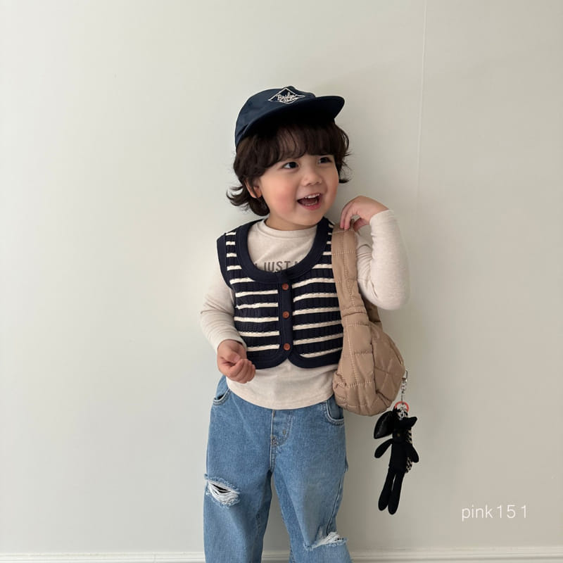 Pink151 - Korean Children Fashion - #designkidswear - Knit Open Vest - 11