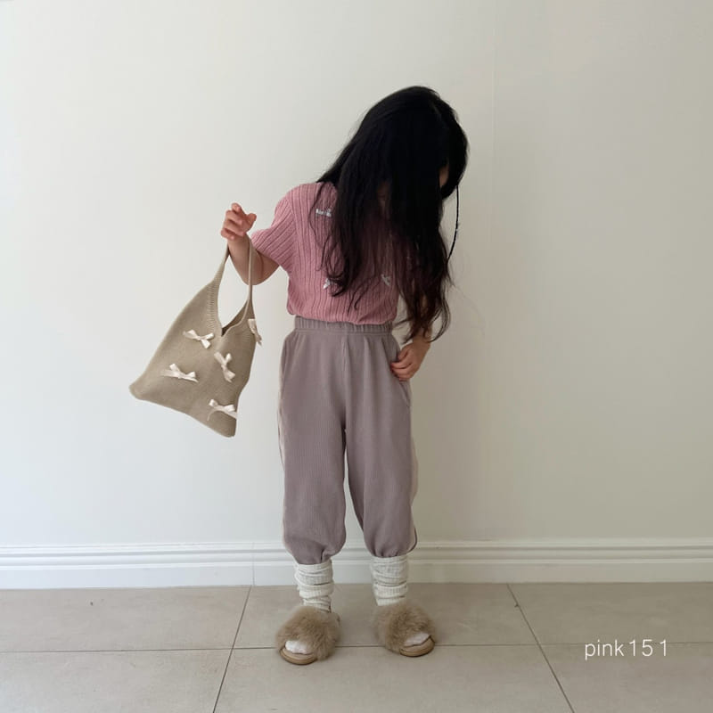 Pink151 - Korean Children Fashion - #discoveringself - Ribbon Knitt Tee - 10