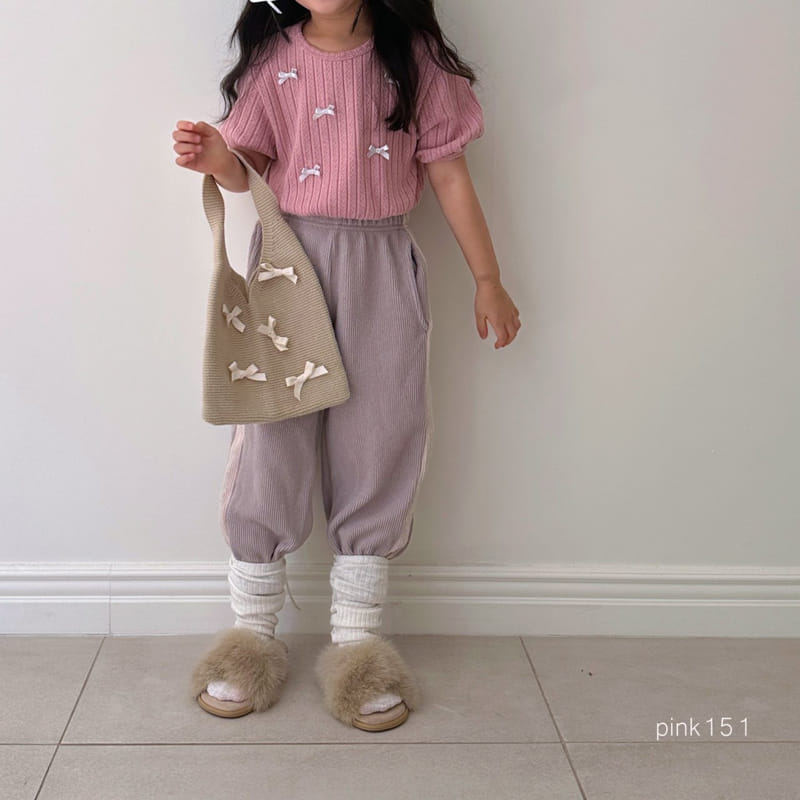 Pink151 - Korean Children Fashion - #fashionkids - Ribbon Knitt Tee - 11