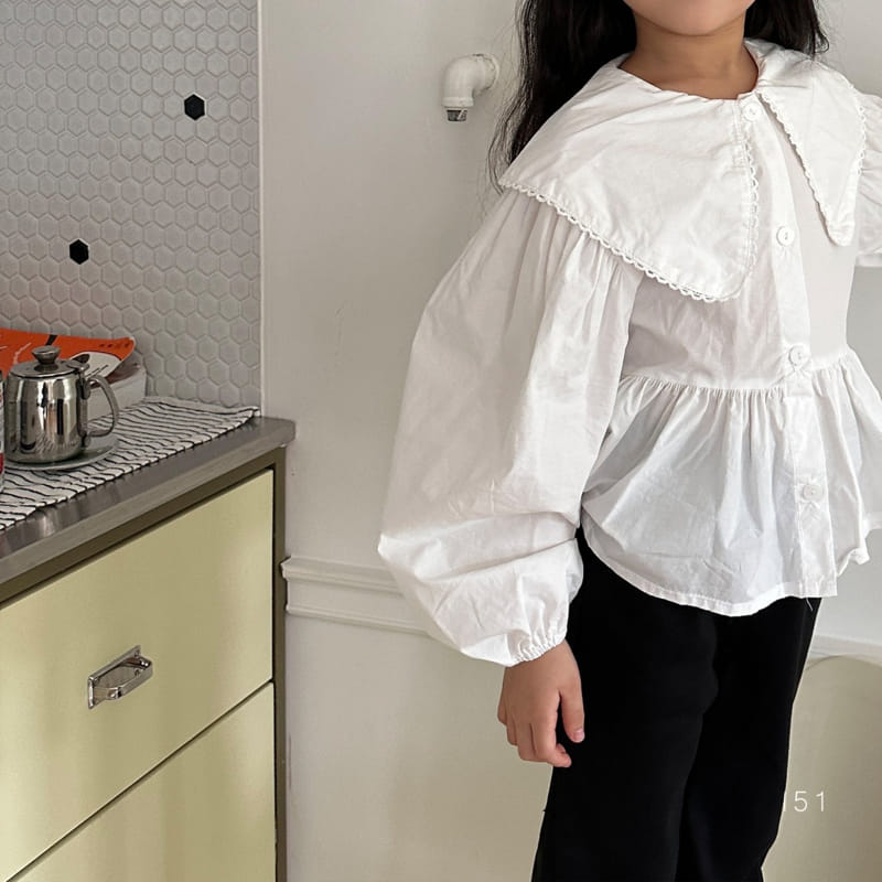 Pink151 - Korean Children Fashion - #stylishchildhood - Long Puff Blouse - 12