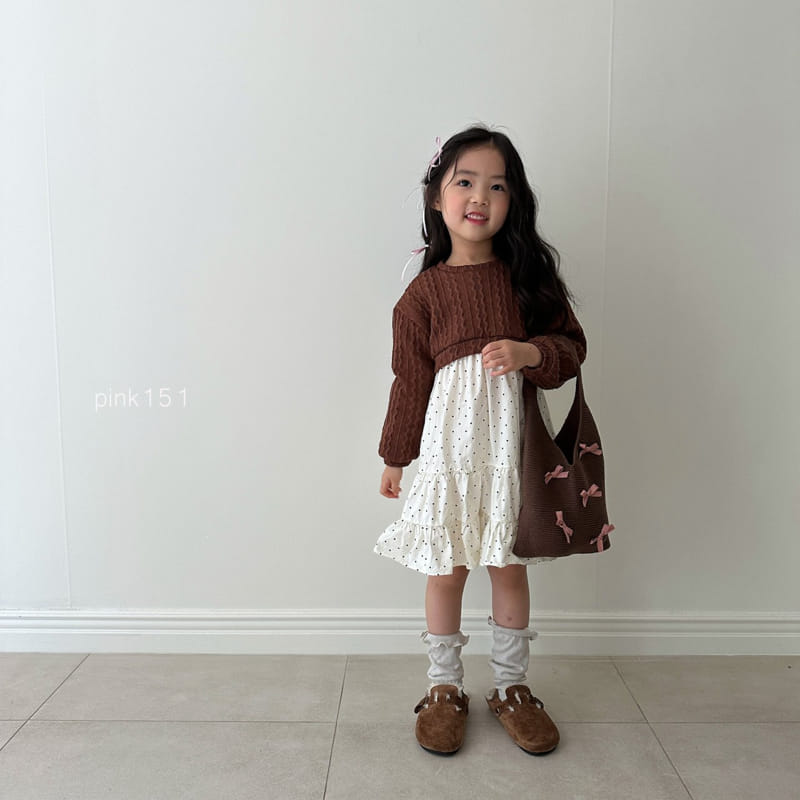 Pink151 - Korean Children Fashion - #stylishchildhood - Cable Knit Crop Tee - 5