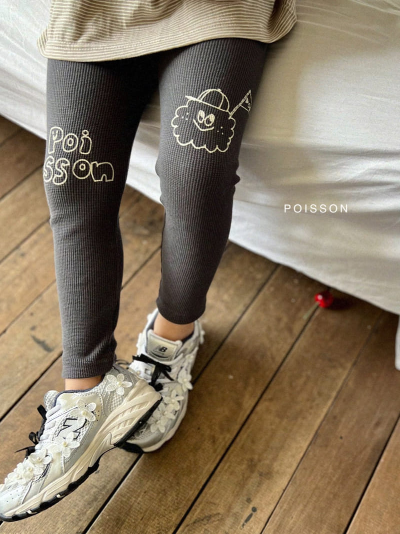 Poisson - Korean Children Fashion - #childofig - Drawing Leggings - 5