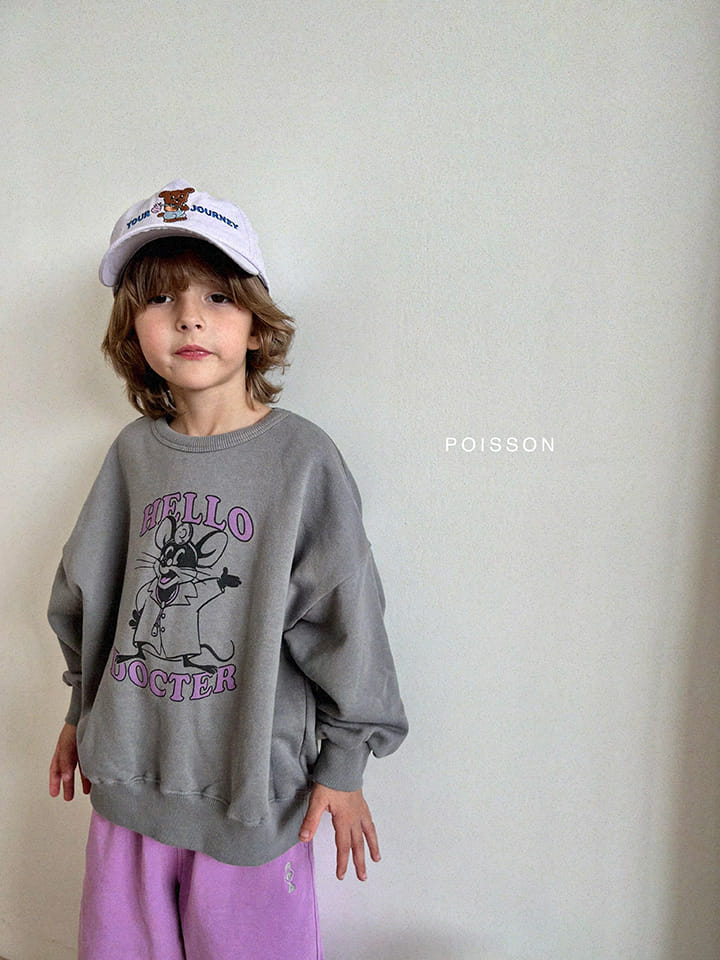 Poisson - Korean Children Fashion - #childofig - Hello Sweatshirt - 10