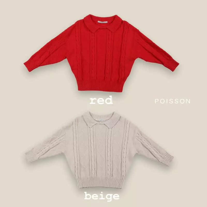 Poisson - Korean Children Fashion - #prettylittlegirls - Bellito Pullover Knit Tee