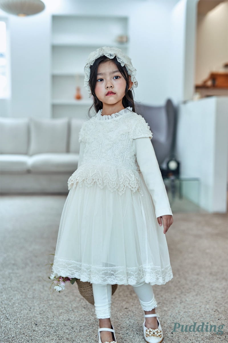 Pudding - Korean Children Fashion - #childofig - Lace One-piece - 10