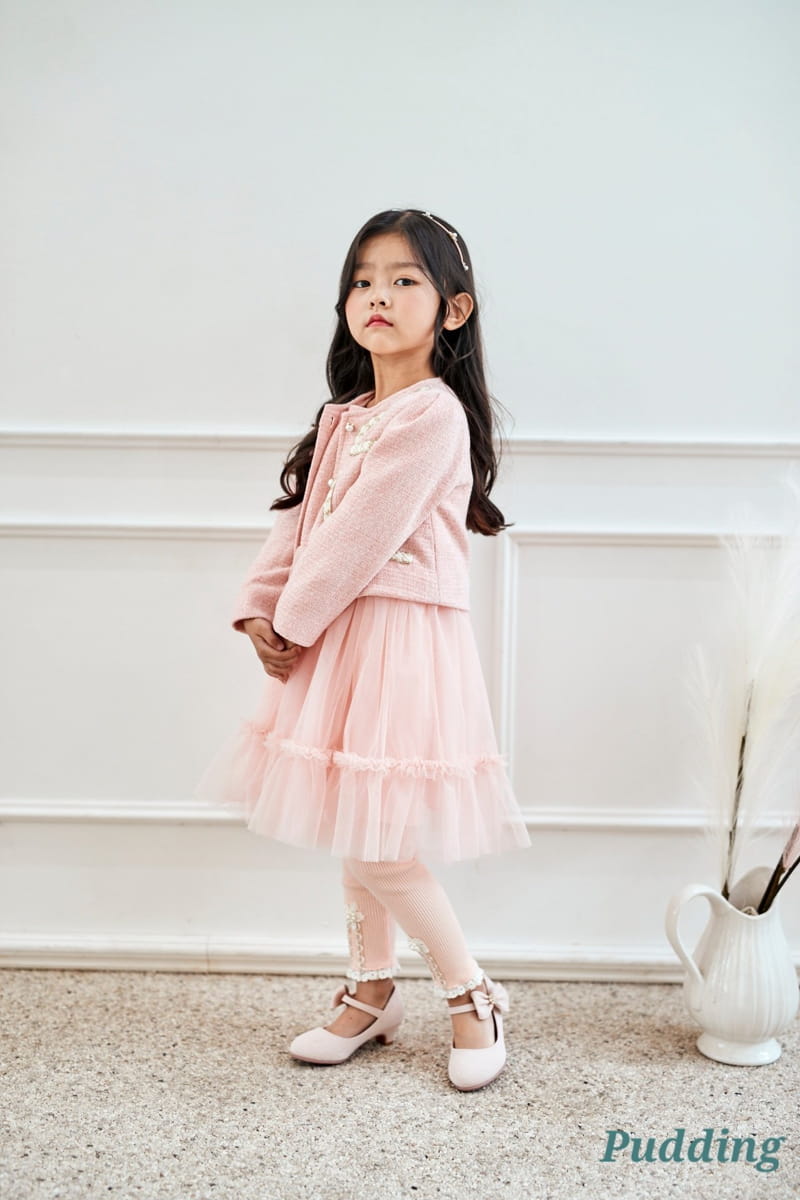 Pudding - Korean Children Fashion - #childrensboutique - Ensemble Set - 4
