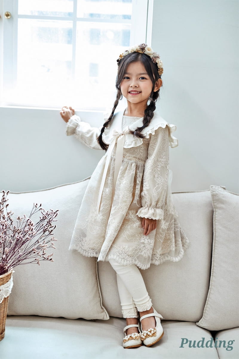Pudding - Korean Children Fashion - #kidsstore - See Through One-piece - 9