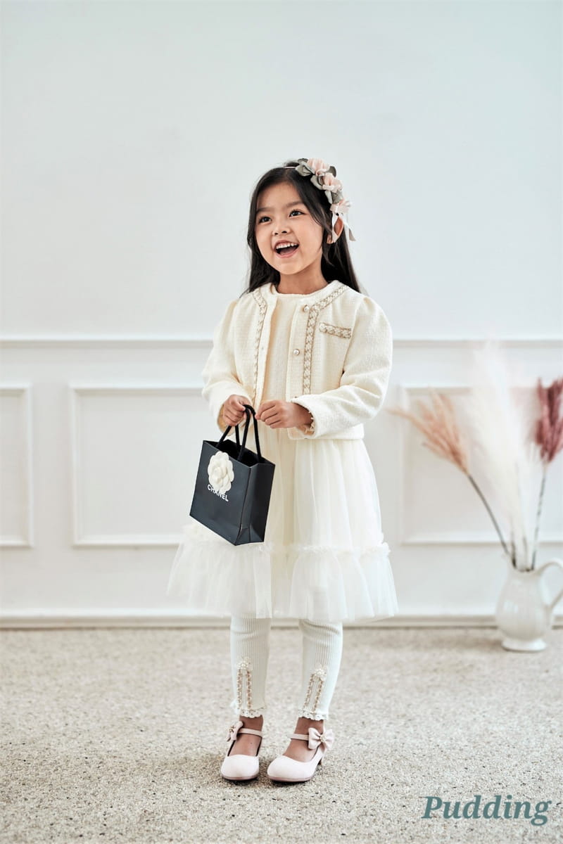 Pudding - Korean Children Fashion - #kidzfashiontrend - Rib Leggings - 5