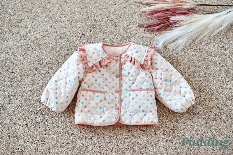 Pudding - Korean Children Fashion - #prettylittlegirls - Quilting Jacket - 7