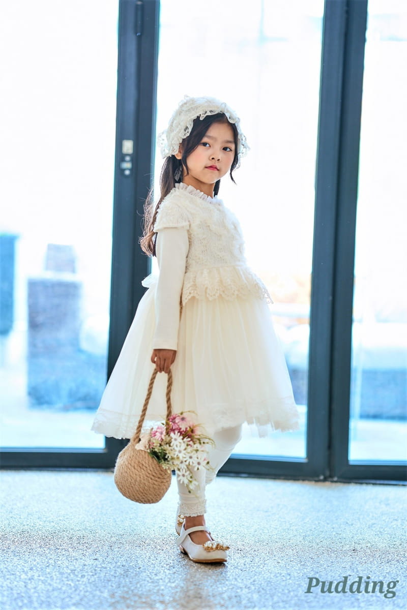 Pudding - Korean Children Fashion - #stylishchildhood - Lace One-piece - 9