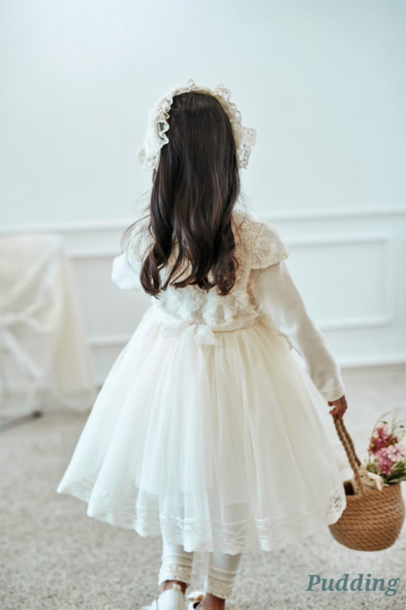 Pudding - Korean Children Fashion - #todddlerfashion - Lace One-piece - 7