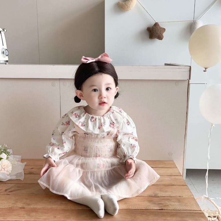 Reve Kid - Korean Baby Fashion - #babyboutiqueclothing - See Through Sha Set