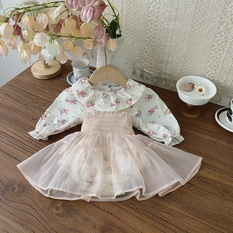 Reve Kid - Korean Baby Fashion - #babyfashion - See Through Sha Set - 3