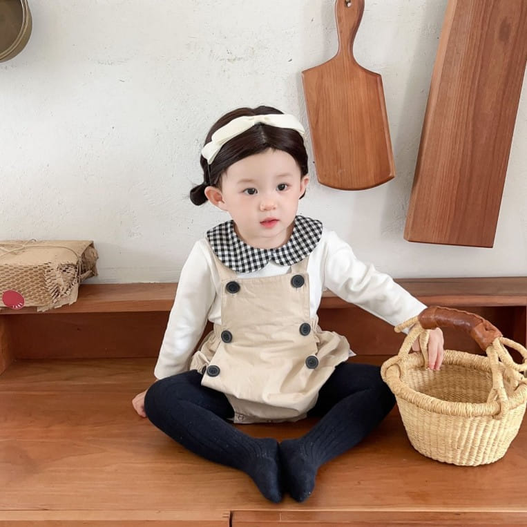 Reve Kid - Korean Baby Fashion - #babyfashion - Tench Top Bottom Set